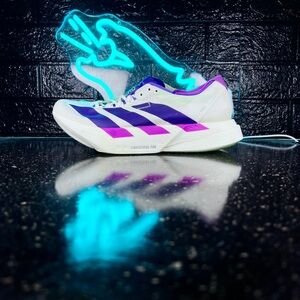 Adidas Adizero Adios Pro 4 Men’s Marathon Running Carbon Plated Shoes White - 8